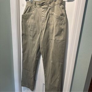 Spanx Stretch Twill Straight
Leg Women L Pant Olive Green large packets